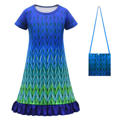 Kinder Mädchen Kleid Trolls Band Together poppy Cosplay Kostüm Outfits Halloween Karneval Anzug