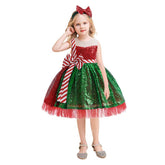Kinder Mädchen Kleid Weihnachten Cosplay Kostüm Outfits