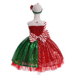 Kinder Mädchen Kleid Weihnachten Cosplay Kostüm Outfits