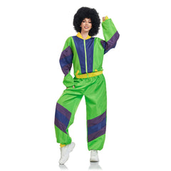 Kinder Mädchen Retro Hip-Hop Disco Cosplay Kostüm Sportbekleidung Jacke Hose Outfits