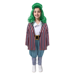 Kinder Oompa cosplay kostüm Outfits Halloween Karneval Anzug