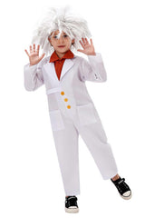 Kinder Weihnachten Wissenschaftler Cosplay-Kostüm für Kinder - Physiker Cosplay-Outfit für Schulaufführungen