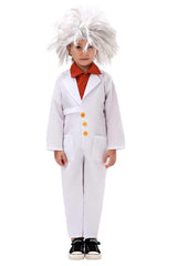Kinder Weihnachten Wissenschaftler Cosplay-Kostüm für Kinder - Physiker Cosplay-Outfit für Schulaufführungen