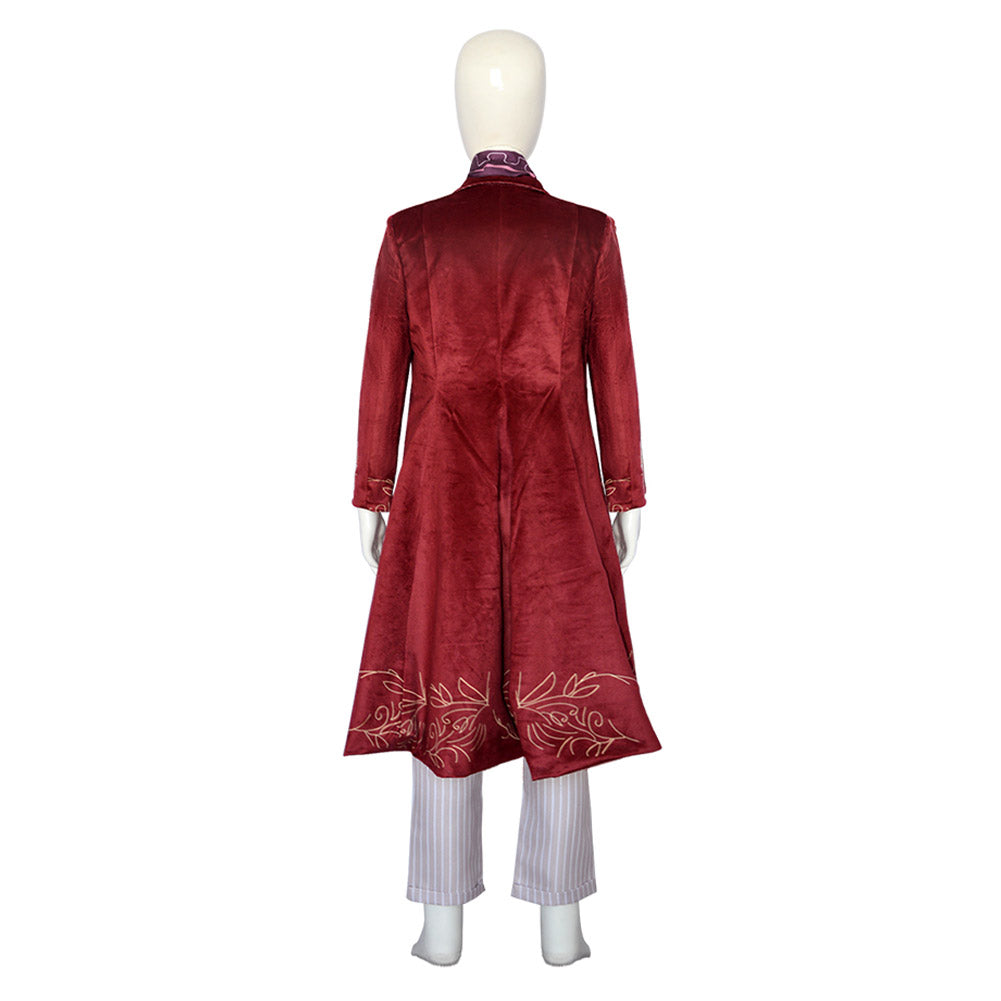 Kinder Wonka Kostüm Charlie Und Die Schokoladenfabrik Cosplay Outfits Halloween Karneval Anzug
