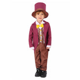 Kinder Wonka Cosplay Kostüm Outfits Halloween Karneval Anzug