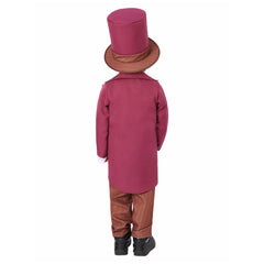 Kinder Wonka Cosplay Kostüm Outfits Halloween Karneval Anzug