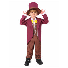 Kinder Wonka Cosplay Kostüm Outfits Halloween Karneval Anzug