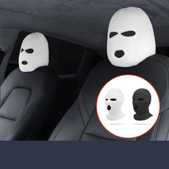 Lustiger Hut Auto Sitz Kopfstütze Abdeckung Maskiert Auto Kopfbedeckung Dekoration Zubehör Geeignet für die meisten Automobile