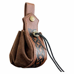 mittelalterliche Tasche für Gürtel Wikinger Stil Münzsack Halloween Karneval Kostüm Zubehör