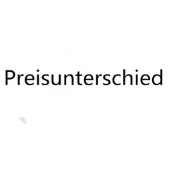 Preisunterschied