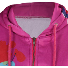 rosa Damen Hoodie Bedruckte Jacke Cosplay Kostüm Outfits Halloween Karneval Anzug