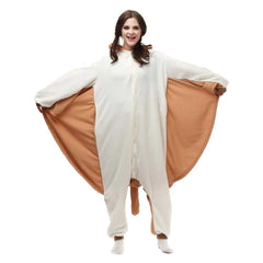 unisex Eichhörnchen Jumpsuit Cosplay Kostüm Outfits Schlafenanzug Halloween Karneval Anzug