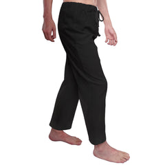 unisex Mittelalterliche Leinenhose lose Hose Cosplay Kostüm Outfits Halloween Karneval Anzug