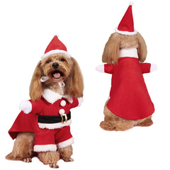 Weihnachtsmann Hundekostüm Cosplay Kostüm Outfits Weihnachten Tierkostüm Für Kleine, Mittelgroße Hunde