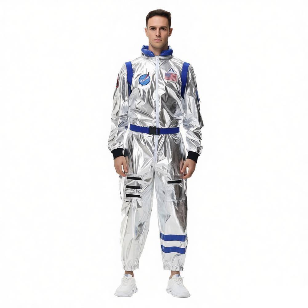 Herren Cosplay Kostüm Outfits Halloween Karneval Anzug Astronaut