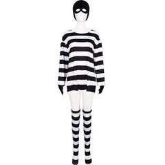 Dieb 6tlg. Kostüm  Dieb Unisex Cosplay Outfits