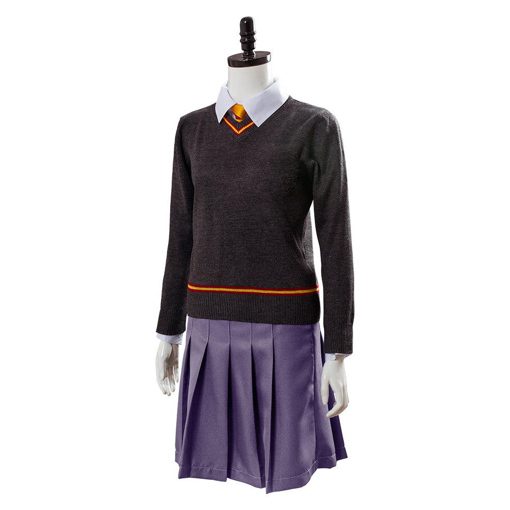 Harry Potter Gryffindor Uniform Hermione Granger Hermine granger Kostüm für Erwachsene Damen