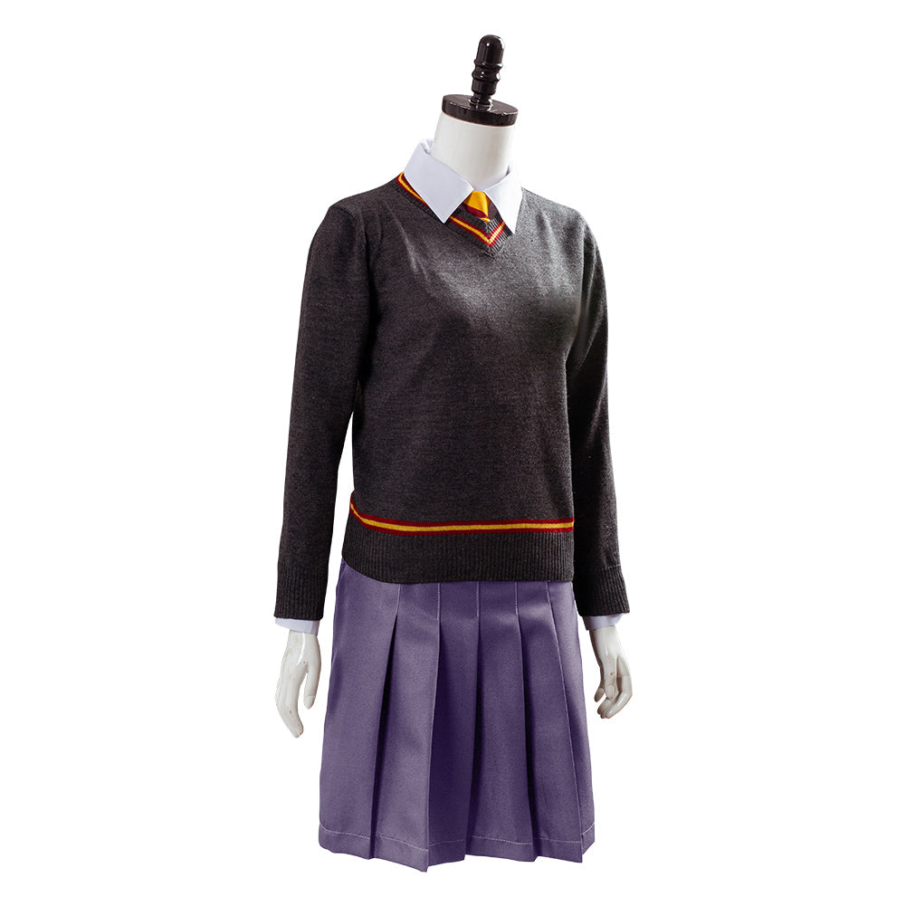 Harry Potter Gryffindor Uniform Hermione Granger Hermine granger Kostüm für Erwachsene Damen
