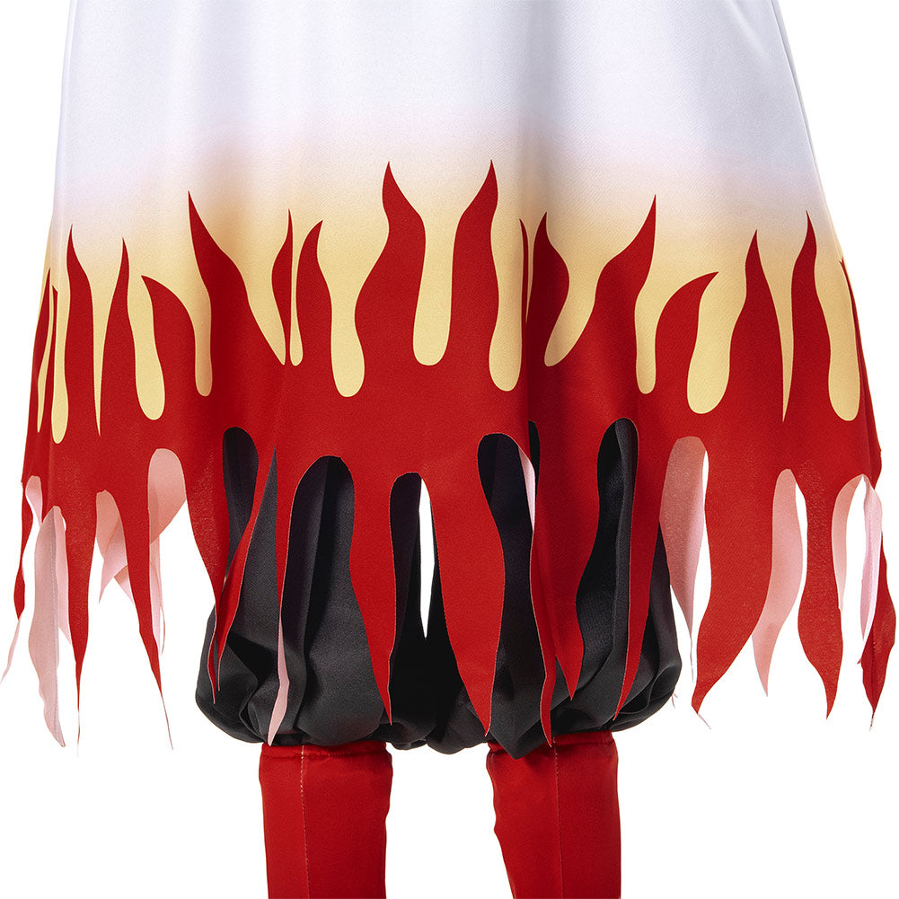 Kinder Demon Slayer Kimetsu no Yaiba Rengoku Kyoujurou Kostüm Halloween Karneval Kostüm