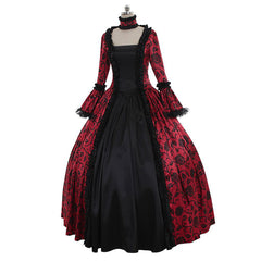 Damen Viktorianische Hofkleider Kleid Vintage Mittelalterliche Renaissance Kleid