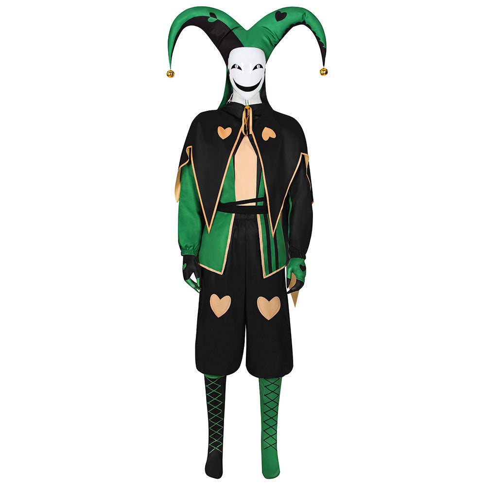 Erwachsenen-Zirkuskostüm The Freak Circus Kostüm Joker Halloween Karneval Cosplay Clown-Outfit