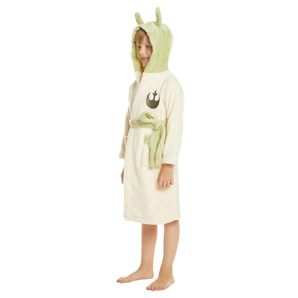 SW Kinder Yoda-Bademantel geeignet für Kinder von 6 bis 10 Jahren