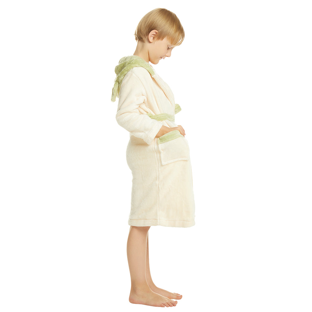 SW Kinder Yoda-Bademantel geeignet für Kinder von 6 bis 10 Jahren