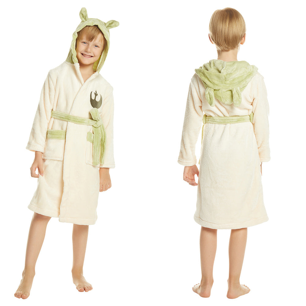 SW Kinder Yoda-Bademantel geeignet für Kinder von 6 bis 10 Jahren