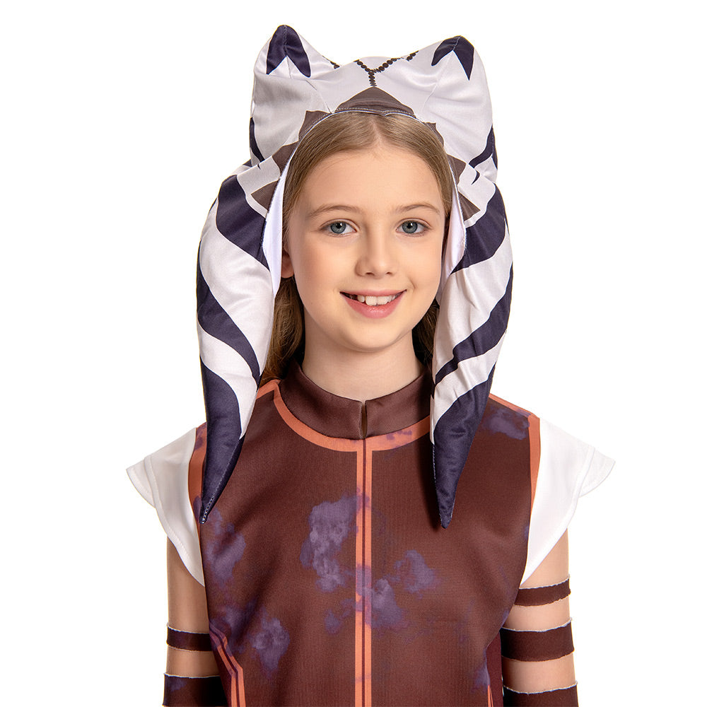 Kinder Asoka Tano SW Outfits Cosplay Kostüm