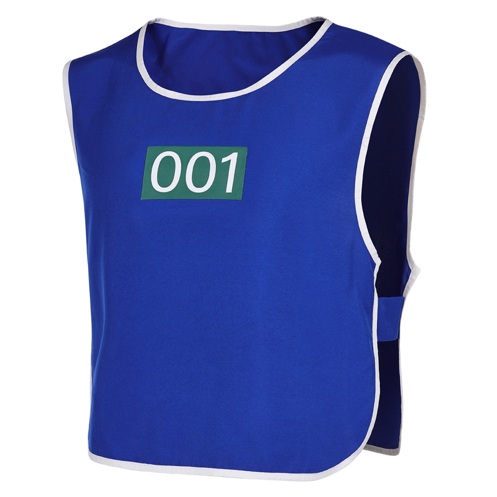 Squid Game Herren Cosplay Kostüm Halloween Karneval Party Anzug Tintenfisch Gamcos