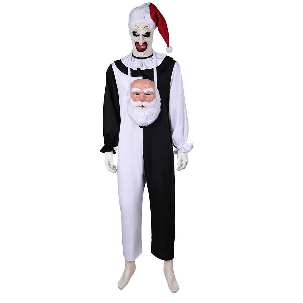 Film Terrifier 3 Cosplay Kostüm Weihnachts Kostüm Hallowenn Karneval Outfit Set