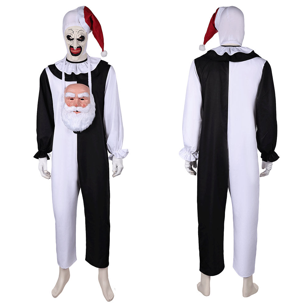 Film Terrifier 3 Cosplay Kostüm Weihnachts Kostüm Hallowenn Karneval Outfit Set