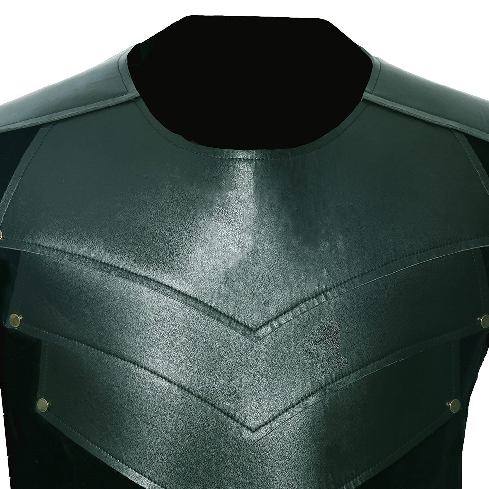 Gothic Mittelalter Oberteil Stehkragen Ärmellos Jacke für Herren Männer Ritterkostüm Halloween Karneval