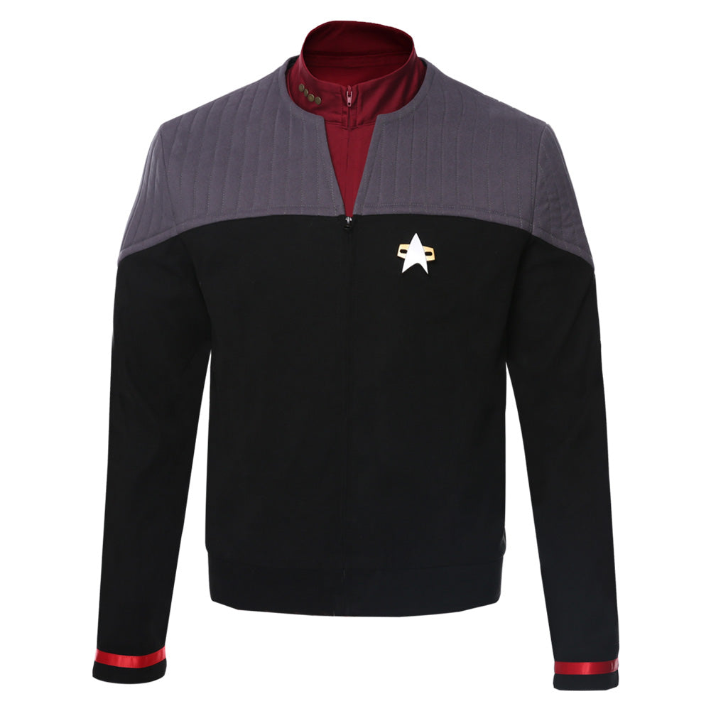 Herren Picard Jacke Cosplay Kostüm Outfits