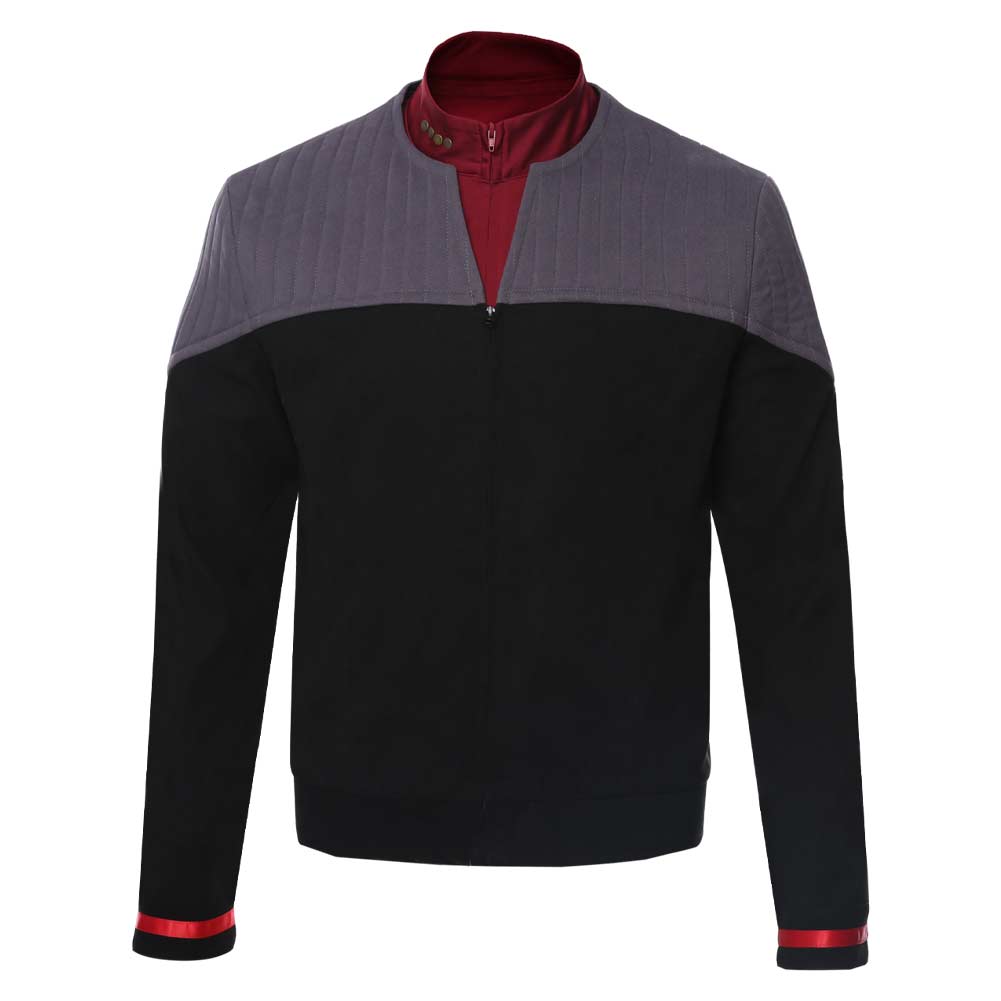 Herren Picard Jacke Cosplay Kostüm Outfits