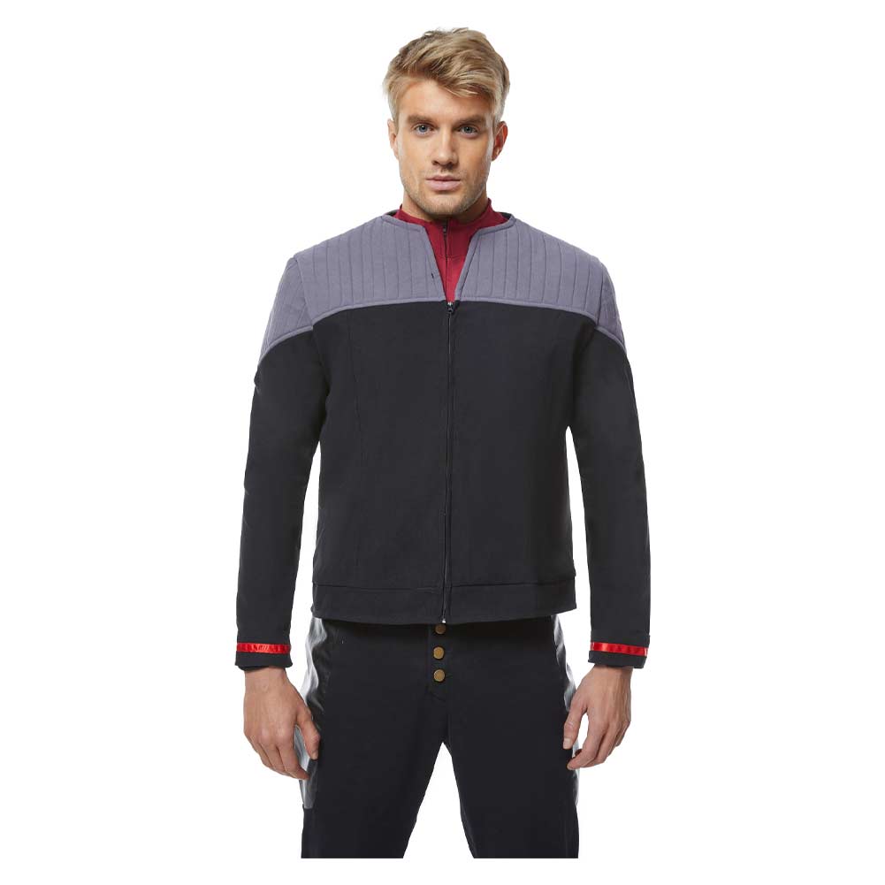 Herren Picard Jacke Cosplay Kostüm Outfits