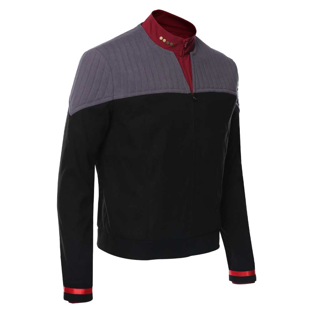 Herren Picard Jacke Cosplay Kostüm Outfits