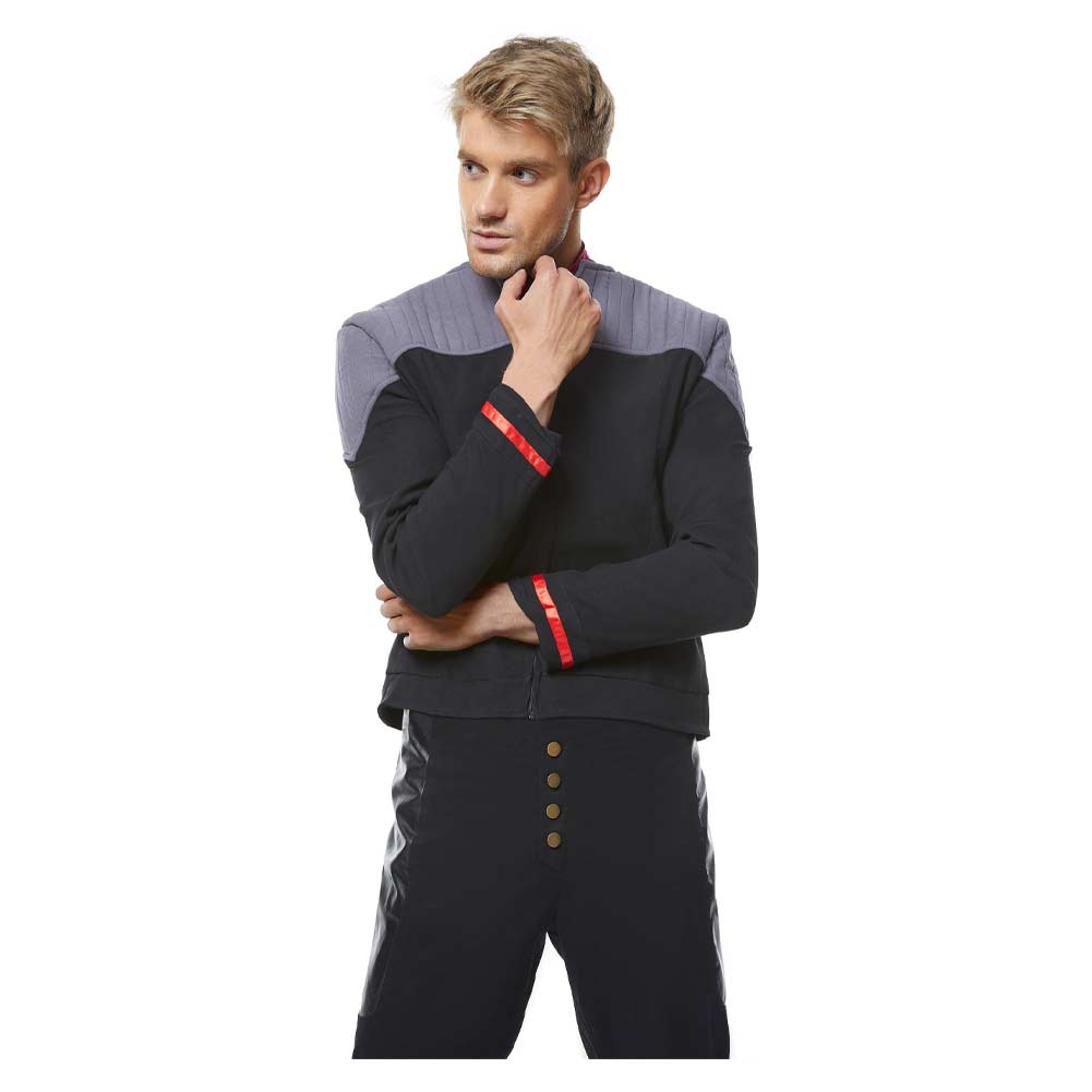 Herren Picard Jacke Cosplay Kostüm Outfits