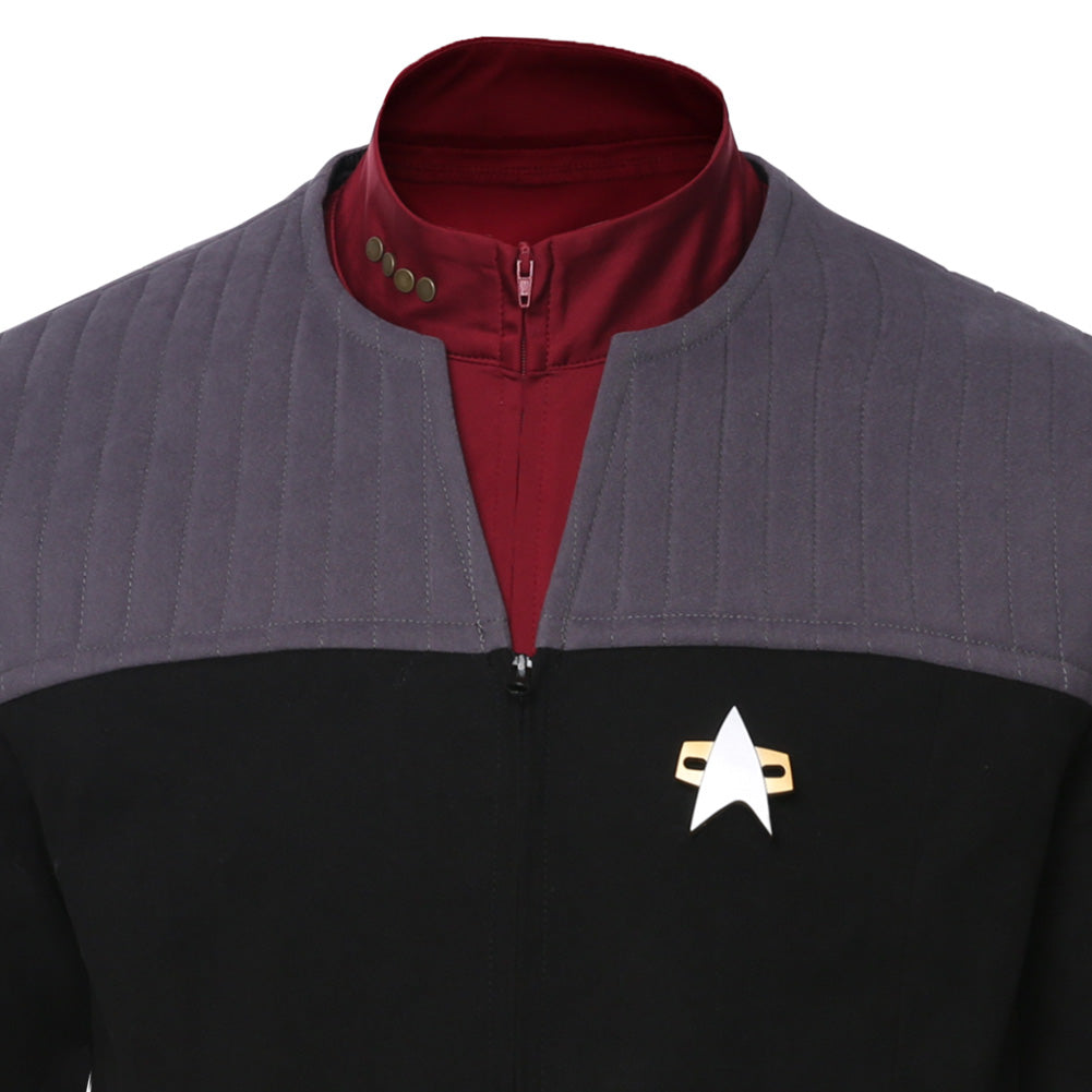 Herren Picard Jacke Cosplay Kostüm Outfits