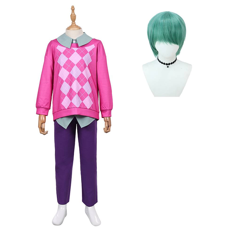 Kinder Kpop Demon Hunters Saja Boys Baby Saja rosa Cosplay Outfits