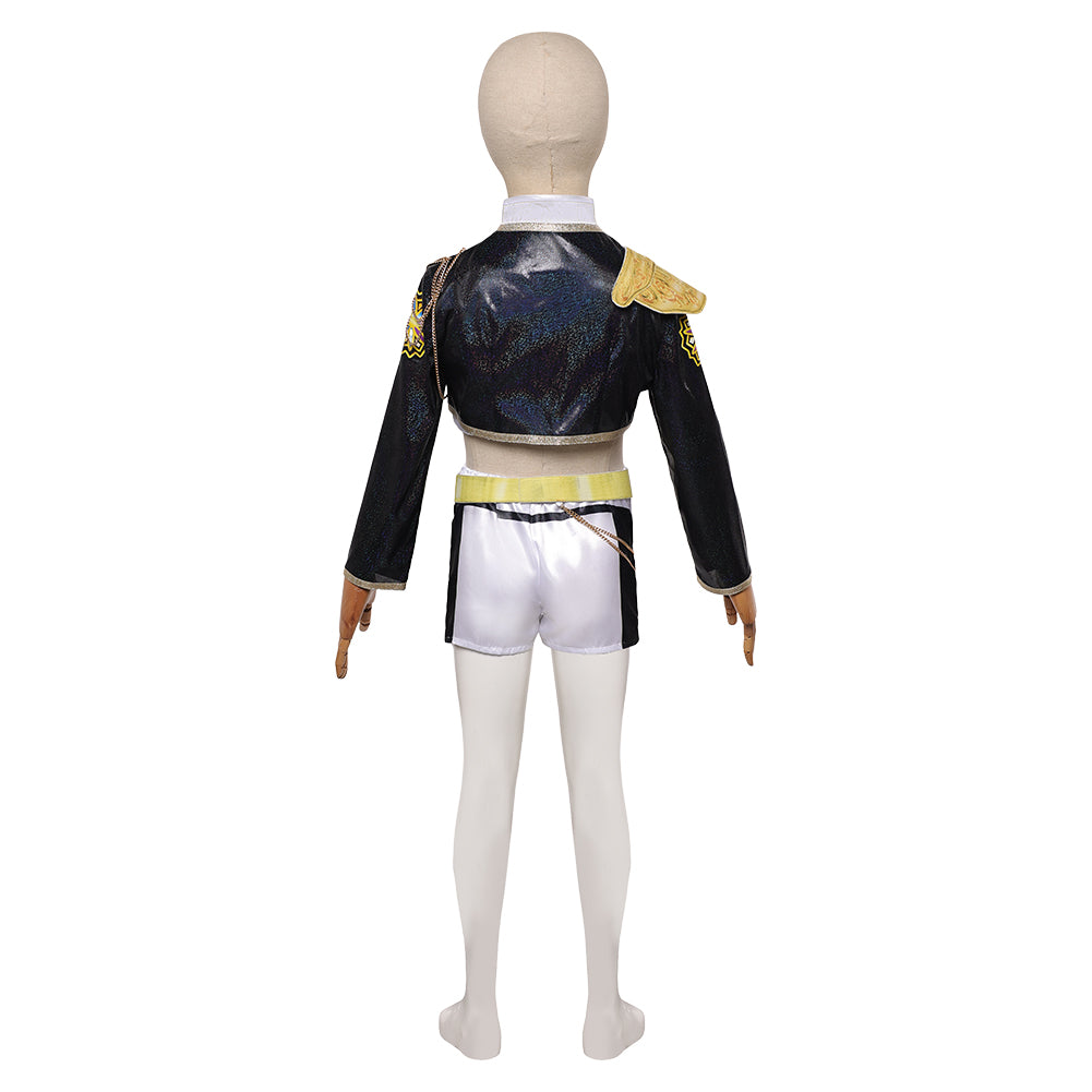 Kinder Mädchen Huntrix Kpop Demon Hunters Rumi CosplayKostüm Halloween Karneval Party Anzug