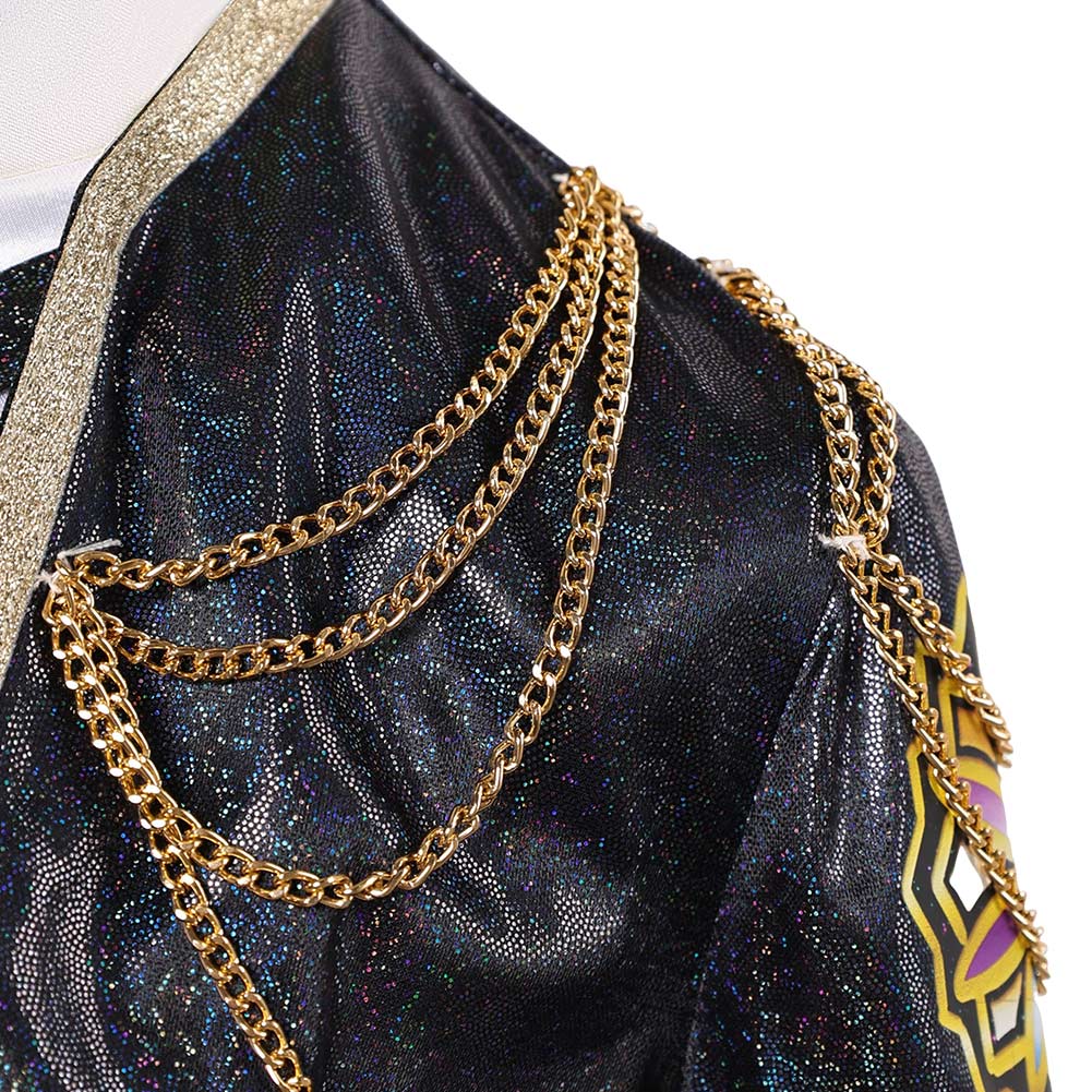 Kinder Mädchen Huntrix Kpop Demon Hunters Rumi CosplayKostüm Halloween Karneval Party Anzug