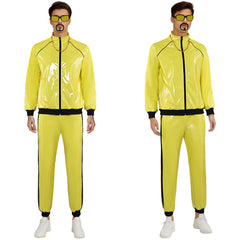 unisex Erwachsene Disco 90er Jahre Cosplay Kostüm Outfits Halloween Karneval Anzug