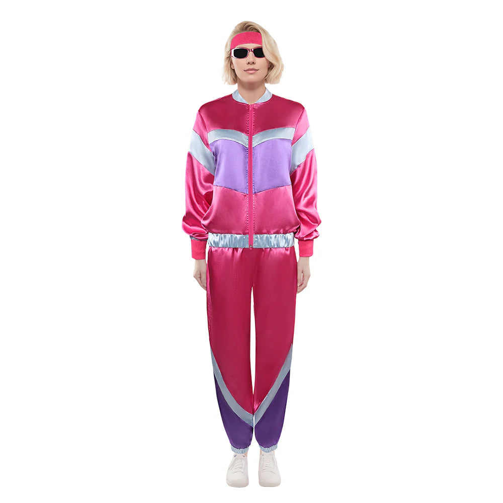 80er unisex Erwachsene Cosplay Kostüm Outfits Halloween Karneval Anzug