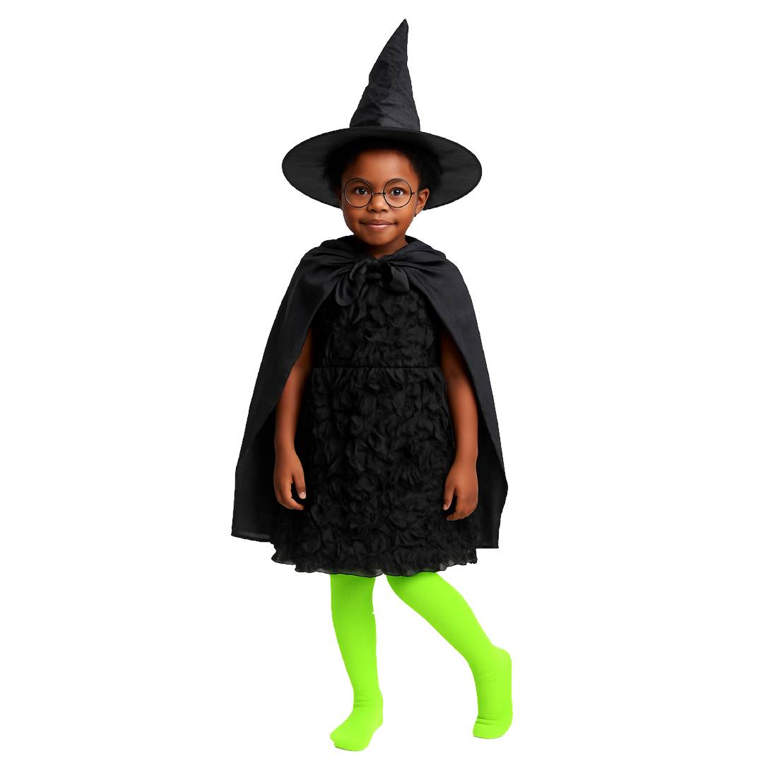 Kinder Mädchen wicked Elphaba Wicked Cosplay Kostüm Outfits Halloween Karneval Anzug