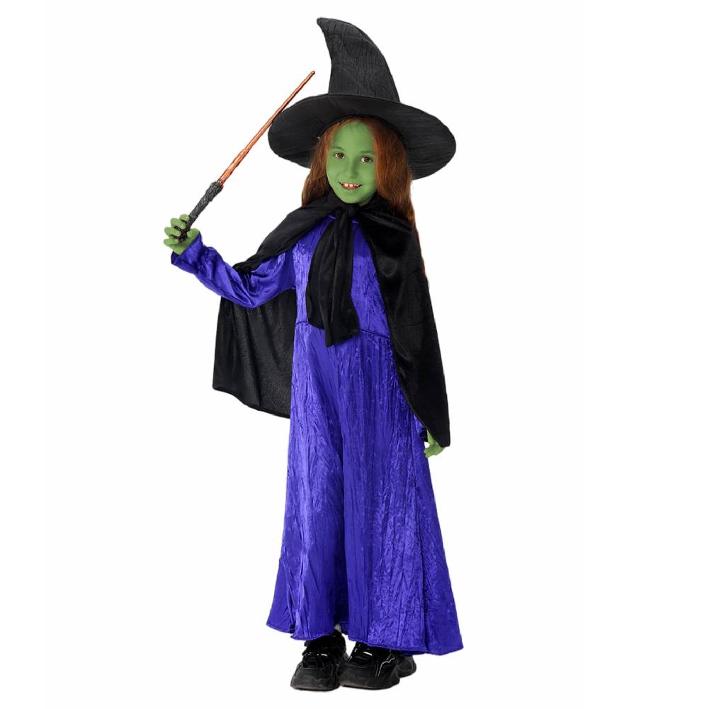 Wicked Kinder Mädchen Elphaba Hexe Kleid cosplay Kostüm Halloween Karneval Party Kostüm