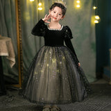 Kinder Mädchen Kleid  Prinzessin Kleid High-End-Samt Geburtstag Geschenk