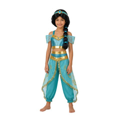 Aladdin‌ Kinder Cosplay-Kostüm für Halloween, Karneval oder Partys: Jafar jasmine