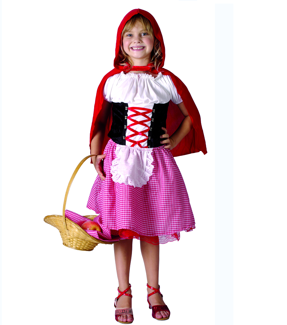 Kinder Mädchen Märchen Halloween Rotkäppchen Kleid Cosplay Kostüm Outfits Halloween Karneval Anzug