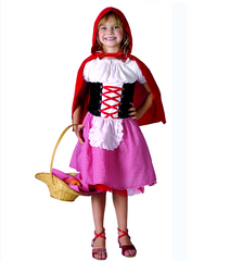 Kinder Mädchen Märchen Halloween Rotkäppchen Kleid Cosplay Kostüm Outfits Halloween Karneval Anzug
